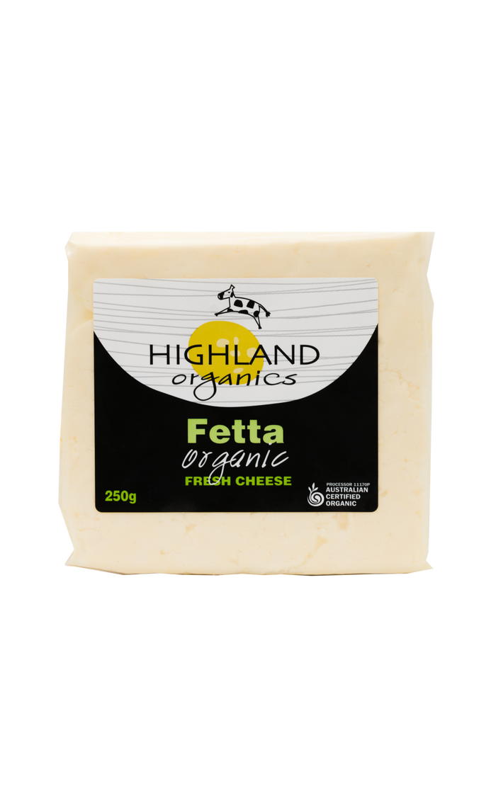 Organic Fetta - Cheese - Highland Organics - Dairy Goodness