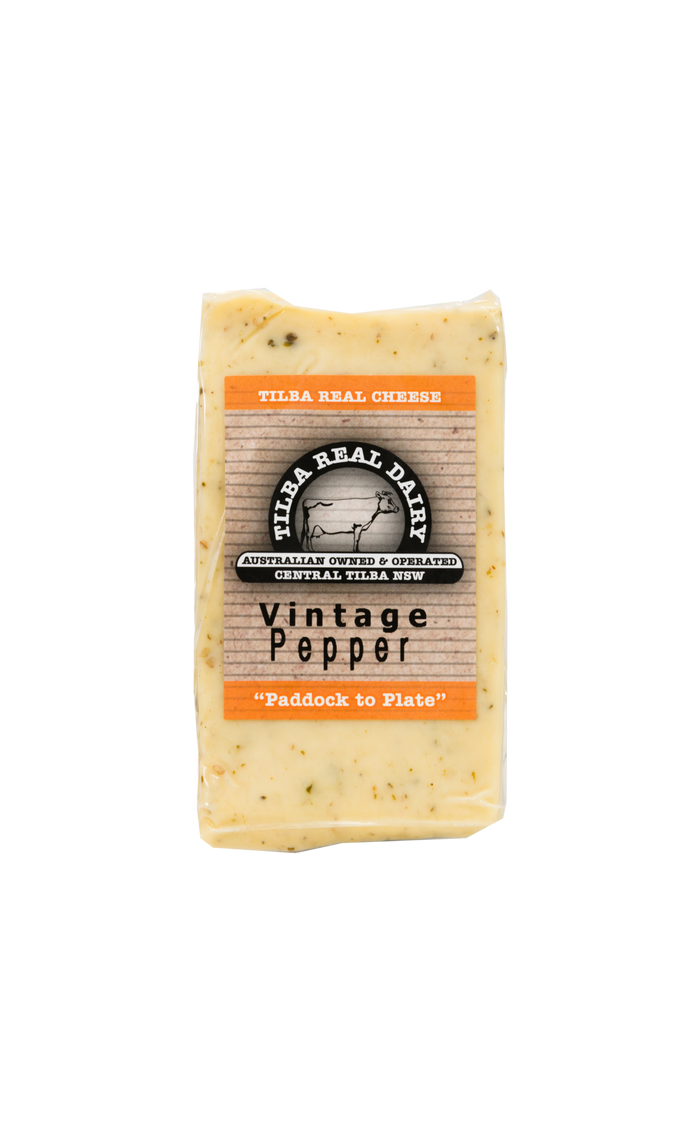 Vintage Pepper - Cheese - Tilba Real Dairy - Dairy Goodness